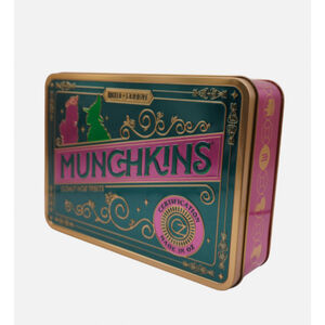 Dunkin X Wicked Oz Munchkin Tin "Wicked For Good" Pink & Green BRAND NEW